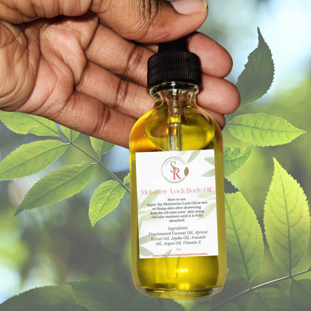 Moisture Lock Body Oil After Shower Body Oil Etsy