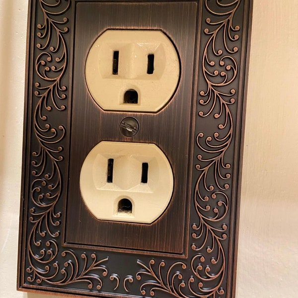 Rustic Metal Light Switch Covers Etsy