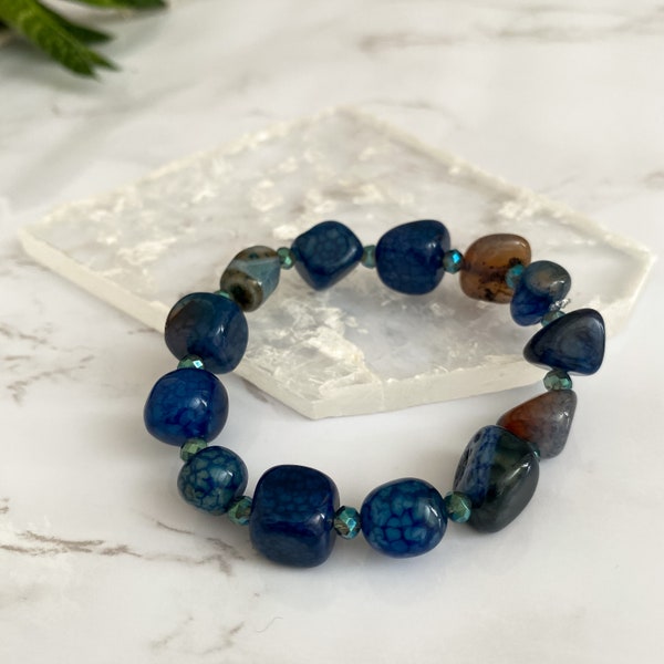 Agape Blue Stone Bracelet