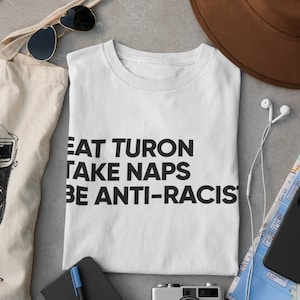 Eat Turon, sei anti-rassistisch Unisex T-Shirt, soziale Gerechtigkeit Shirts, philippinische Shirts, Pinoy Shirts, philippinischer Merch