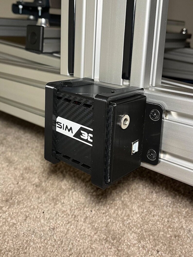 Sim 3D Rumble Motor Control Box Mount for Sim Racing Aluminum Extrusion ...