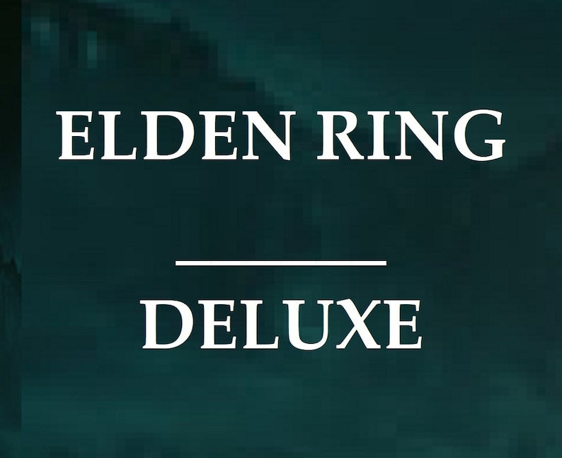 Elden Rings Deluxe Steam Global Etsy