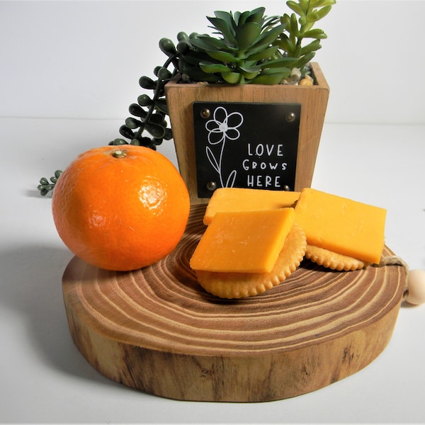 Small Wood Snack Tray, Mini Cutting Board, Cheese and Cracker Tray, Gift for Mothers Day