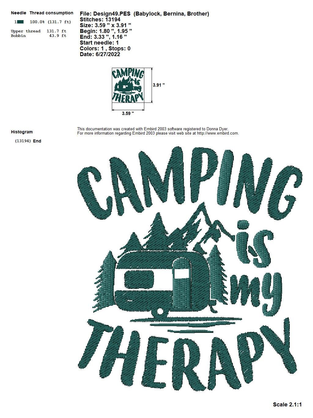 Camping Quotes Embroidery Machine Design PES JEF HUS Dst Exp Etsy