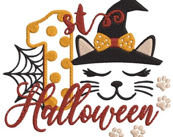 My First Halloween Embroidery Machine Design PES HUS JEF Exp Dst Xxx Vp3