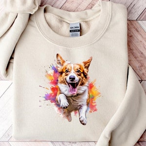 Cute Corgi Sweatshirt | Corgi Mom Crewneck | Corgi Sweater | Gift For Corgi Lovers | Corgi Owner | Welsh Corgi | Dog Mom Sweatshirt