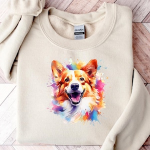 Cute Corgi Sweatshirt | Corgi Mom Crewneck | Corgi Sweater | Gift For Corgi Lovers | Corgi Owner | Welsh Corgi | Dog Mom Sweatshirt