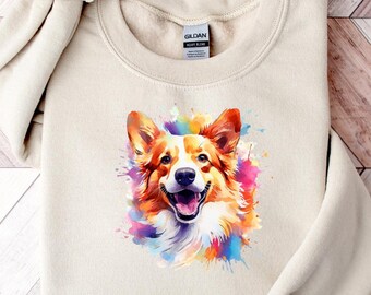 Cute Corgi Sweatshirt | Corgi Mom Crewneck | Corgi Sweater | Gift For Corgi Lovers | Corgi Owner | Welsh Corgi | Dog Mom Sweatshirt