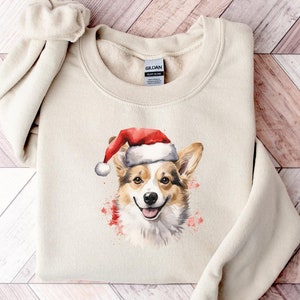 Cute Corgi Christmas Sweatshirt | Xmas Corgi Mom Sweater | Dog Lover Gift | Cardigan And Pembroke Corgi Christmas Crewneck | Corgi Mom Shirt