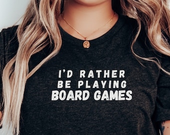 Shirt speel ik liever bordspellen | Bordspellencadeau | Bordspeloutfit | Bordspelshirt | Bordspelcadeau | Game Night-T-shirt