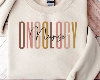 Oncology Nurse Sweatshirt | Oncology Nurse Gift | Cancer Nurse Sweatshirt | Nurse Appreciation | Nurse Grad Gift | Nurse Crewneck Sweater
