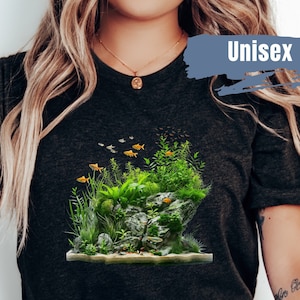Aquarium Fish Tank Shirt | Fish Lover Gift | Aquarium Lover TShirt | Fishkeeping T Shirt | Tropical Fish Shirt | Aquarium T-Shirt | Pet Fish