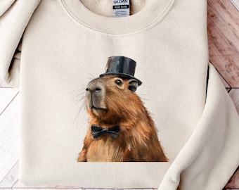 Funny Capybara Sweatshirt | Capybara Gift | Capybara Sweater | Capybara Shirt | Cute Capybara Crewneck | Capybara Lover Gift | Unisex Shirt