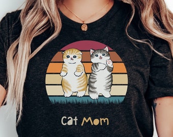 Cute Cat Mom Shirt | Cat Mom Mothers Day Gift | Cat Mama Gift | Cat Mom Tee | Cat Lover Shirt | Cat Shirts For Women | Gift For Cat Mom