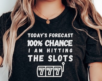 Slot Machine Shirt | Gambling Shirt | Jackpot Shirt | Slots Shirt | Casino Shirt | Gambling Gift | Casino Shirt | Casino Lover | Lucky Tee