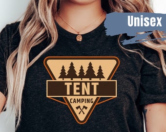Camiseta para acampar en tiendas de campaña / Camiseta para amantes de los campamentos / Regalo para campistas / Camiseta para campistas / Camiseta de vacaciones / Camiseta de naturaleza / Camisetas de aventuras / Vida de campamento