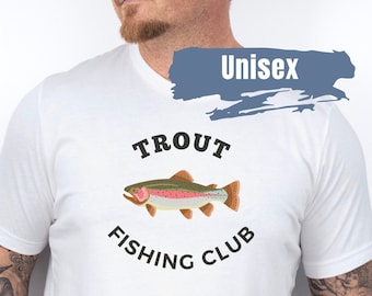 Camisa de pesca de trucha / Pesca con mosca / Trucha arcoíris / Camiseta de trucha / Regalo de pesca de trucha / Trucha de montaña / Camisa de pescador / Regalo del día del padre