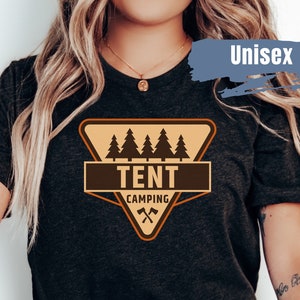 Zelt Camping Shirt | Lager-Liebhaber-Shirt | Geschenk für Camper | Camper-T-Shirt | Urlaub Shirt | Natur-Shirt | Abenteuer Shirts | Camping Leben