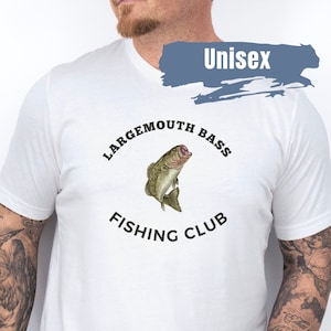 Bass Fishing Shirt | Retro Fishing T-Shirt | Largemouth Bass |  | Large Mouth Bass Tee | Fishing Gift | Grandpa Gift | Gift for Husband