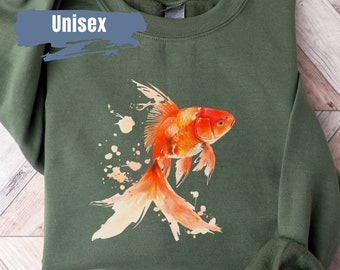 Goldfish Sweater. Goldfish Gift. Fish Keeper Gift. Aquarium Sweater. Fish Lover Gift. Goldfish Clothing. Pet Fish Gift. Aquatic Pet Wear Etsy