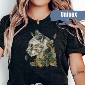 Cute Kitten Floral Shirt | Cat Lover Gift | Cute Kitten T Shirt | Gift For Cat Mom Cat Dad | Cat Shirt | Cat T-Shirt | Women Cat Lover Tee