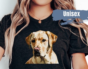 Cute Labrador Retriever Shirt | Dog Lover Gift | Labrador Mom T Shirt | Yellow Lab Shirt | Dog Mom T-Shirt | Dog Mama Gift | Lab Owner Gift