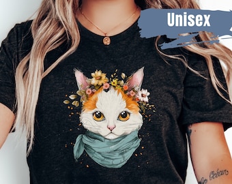 Cute Kitten Shirt | Cat Lover TShirt | Cute Cat Shirt | Cute Kitten T Shirt | Kitty T-Shirt | Cat Mom Shirt | Cat Face Shirt | Gift for Her