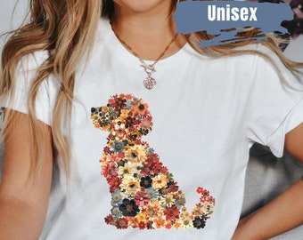 Cute Floral Poodle Shirt | Poodle Lover Gift | Poodle Tshirt | Poodle Mom Gift | Mother's Day Gift For Dog Owner | Standard Poodle T-Shirt