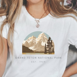 Grand Teton Nationalpark T-Shirt | Grand Teton Nationalpark T-shirt | Wander Shirt | Grand Teton Tee | Camping Shirt | Jackson Hole T-Shirt