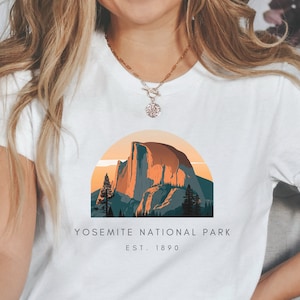 Yosemite National Park Tshirt | Hiking Shirt | National Park Shirt | Us Yosemite Shirts | Yosemite National Park T-Shirt | Yosemite Gift