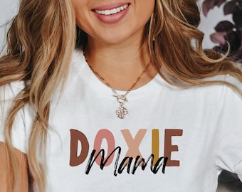 Cute Doxie Mama Shirt | Dachshund Mama | Dog Mama Tee | Gift For Dog Lover | Dog Mom Gifts | Doxie Mom Gift | Dog Mom | Doxie Mom Shirt
