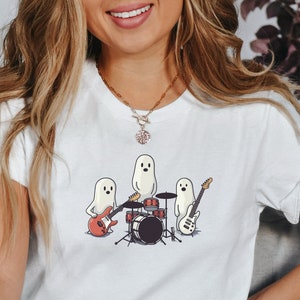 Ghost Band Shirt | Funny Halloween Shirt | Ghost Band T-Shirt | Funny Ghost Shirt | Halloween Tee | Halloween Gift For Men Women