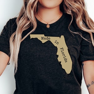 Made in Florida Shirt | Florida State Shirt | Florida T Shirts | Sunshine State Shirt | Home State Tee | Florida Hometown T Shirt