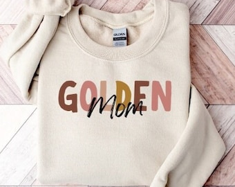 Sudadera Golden Mom / Sudadera Golden Retriever Mom / Sudadera Golden / Camisa Dog Mom / Regalo Golden Mama / Regalo para Dog Mom