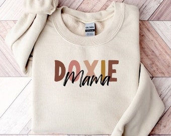 Doxie Mama Sweatshirt | Dog Mom Sweatshirt | Dachshund Lover Gift | Doxie Mom Shirt | Wiener Dog Mama Sweatshirt | Dog Mom Crewneck