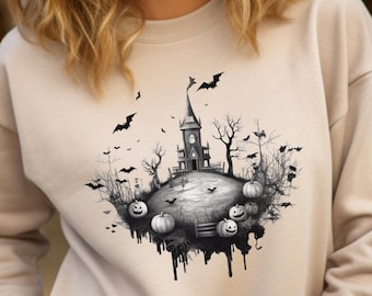 Spooky Season Sweatshirt | Halloween Sweater | Spooky Vibes Sweatshirt | Spooky Sweatshirt | Halloween Crewneck | Pumpkin Sweater