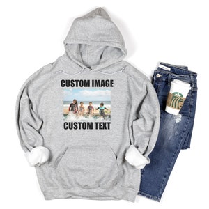 Custom Graphic Front and Back Print Hoodie Sweatshirt Custom Hoodie Men's Hoodie Woman's Hoodie Group Hoodie Birthday Bachelorette | Party