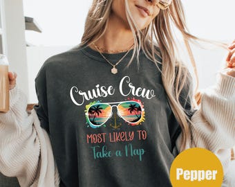 Kreuzfahrt Shirt, lustiges Kreuzfahrt Urlaub T-Shirt, Urlaub Shirt Familie, wahrscheinlich ein Nickerchen Kreuzfahrt TShirt, Mädchen Reise, Kreuzfahrt Party Tees