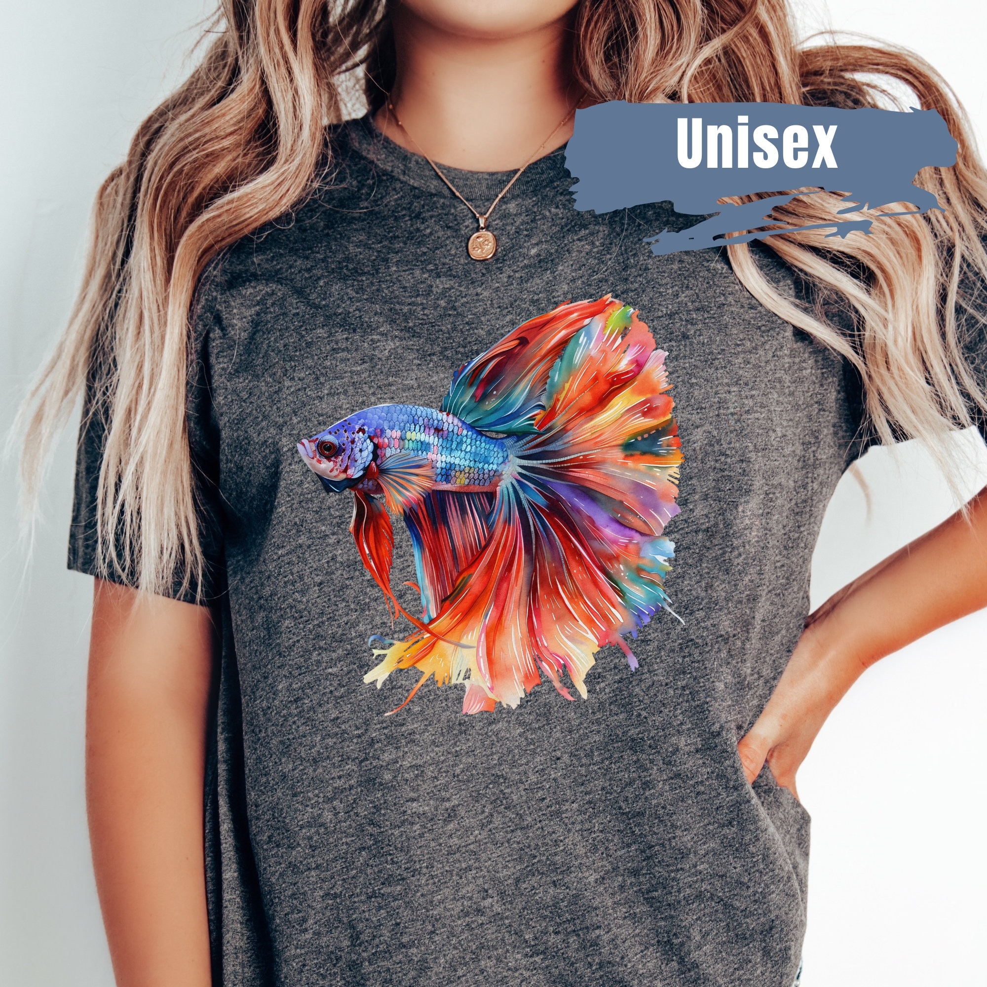 Betta Fish Vibrant Color Shirt | Fish Shirt | Siamese Fighting Fish ...