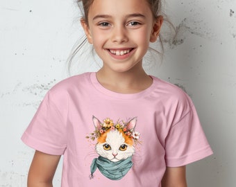 Cute Kitten Kids Shirt | Youth Cat Lover Shirt | Kid Cat Owner Gift | Youth Kitty Cat Lover | Kids Cat Lover Shirt | Cat Kid Shirt