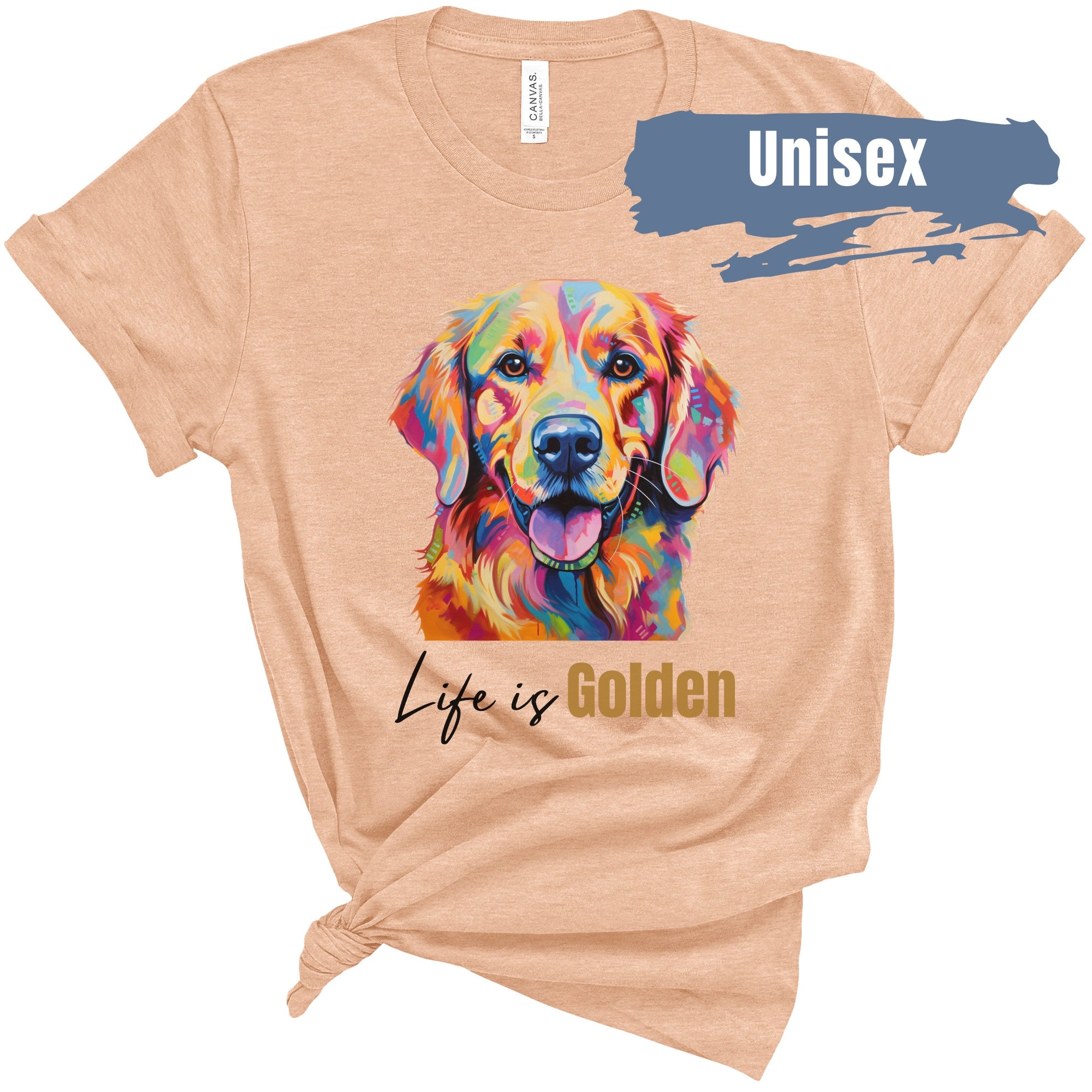 Cute Golden Retriever Shirt | Life is Golden T-shirt | Cute Dog Shirt ...