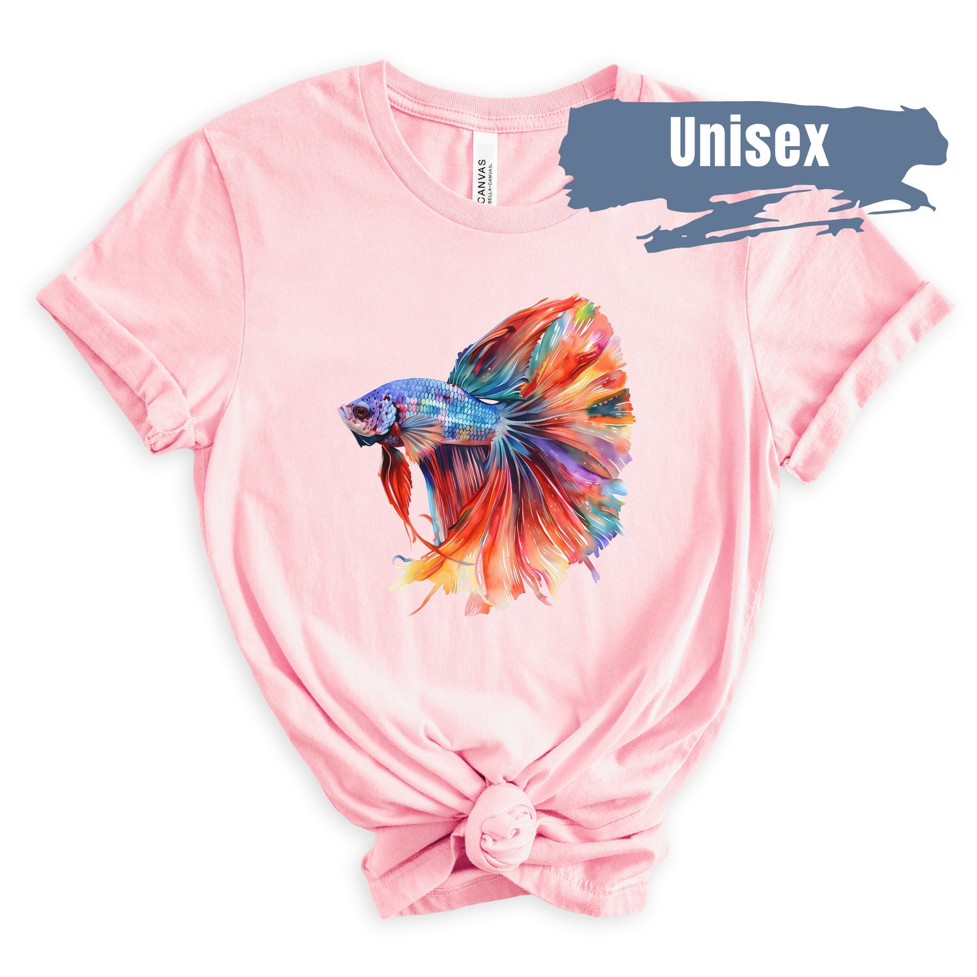 Betta Fish Vibrant Color Shirt | Fish Shirt | Siamese Fighting Fish ...