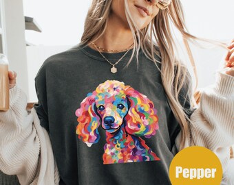 Poodle Shirt, Dog Lover Tee, Poodle Lover Gift, Dog Mom, Poodle Lovers T-Shirt, Poodle Tee, Dog Lover Gift, 100% Cotton, Gift For Dog Owners