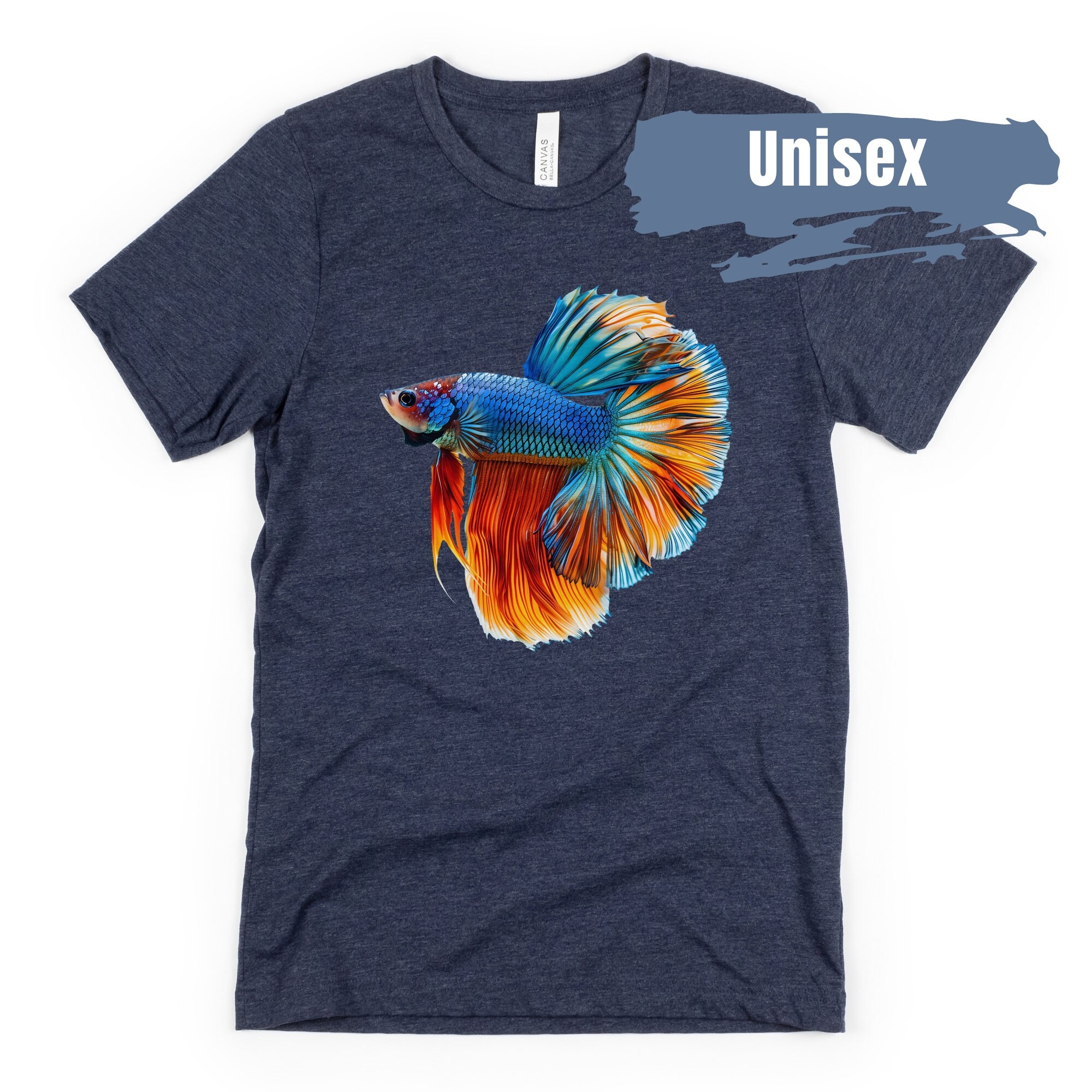 Betta Fish Vibrant Color Shirt Fish Shirt Siamese Fighting Fish Fish T ...