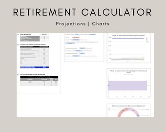 EASY Retirement calculator:  Calculate Fire, How much you need to retire