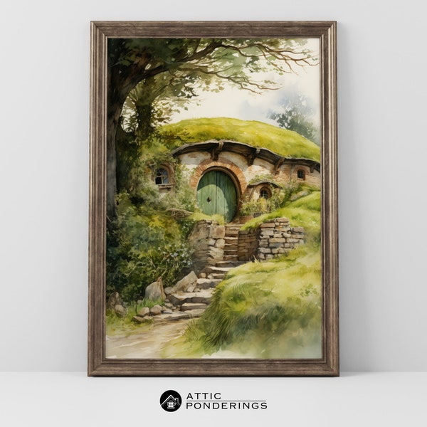 Shire Wall Art Shire Wall Decor Lord of the Rings Wall Art Lord of the Rings Digital Print