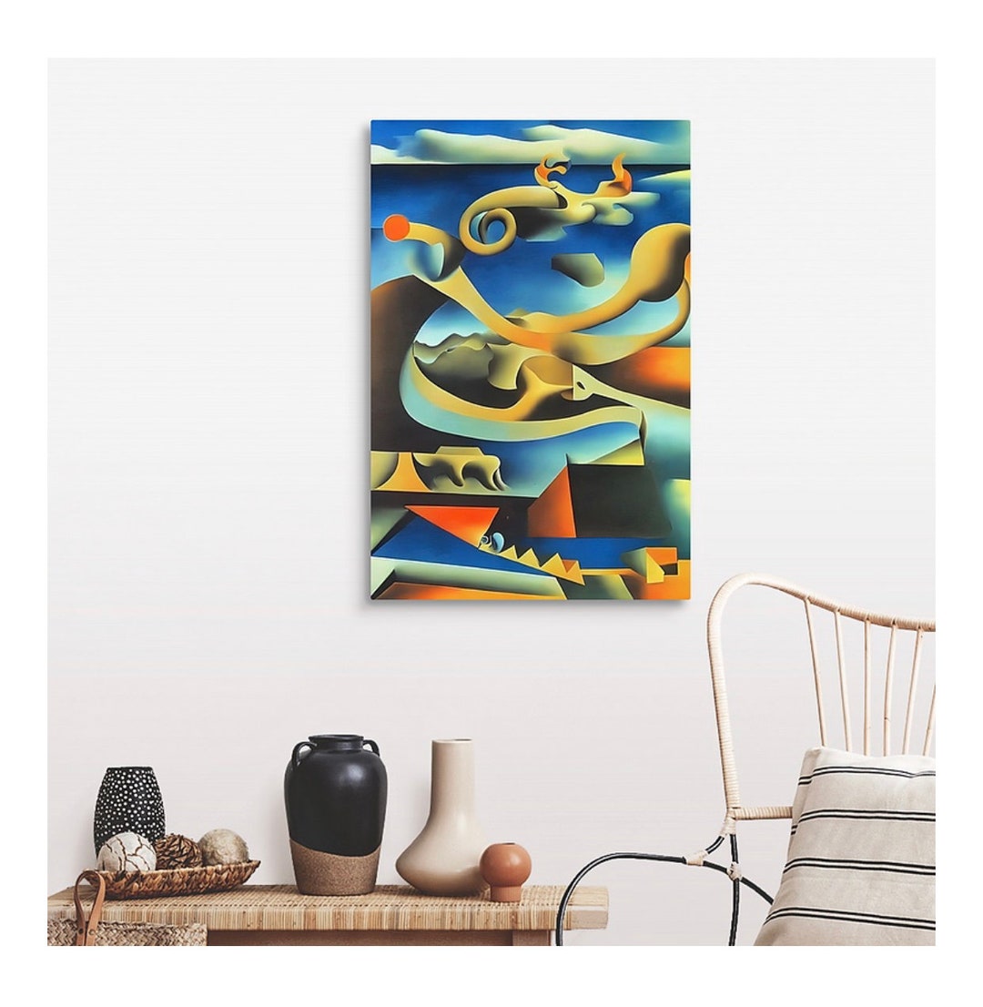 Printable Digital Print of Abstract Original Artwork Picasso-esque ...