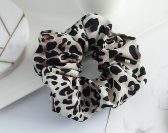 Animal Print Scrunchie | 4 Colors | Leopard Print Scrunchie | Zebra Print Scrunchie