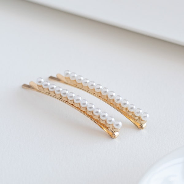 Timeless Pearl Hairpins | Set of 2 | Effortlessly Elegant Hair Accessories