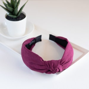 Top knotted headband | Solid Color Headband | 5 colors | Hair Accessory Essentials